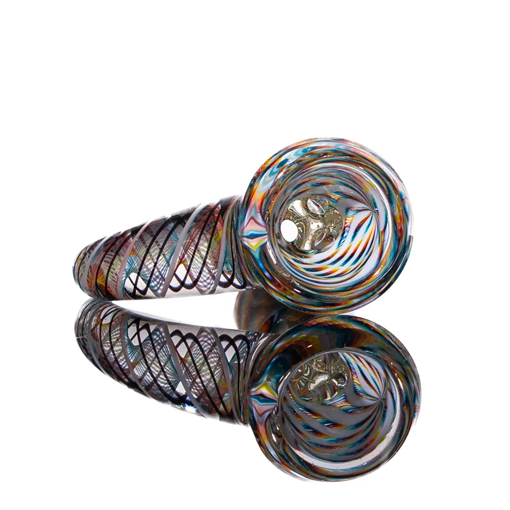 Simple Lemon Farmer x Shamby - Fire & Ice Seashell Fully Worked 14MM Slide - Image 2