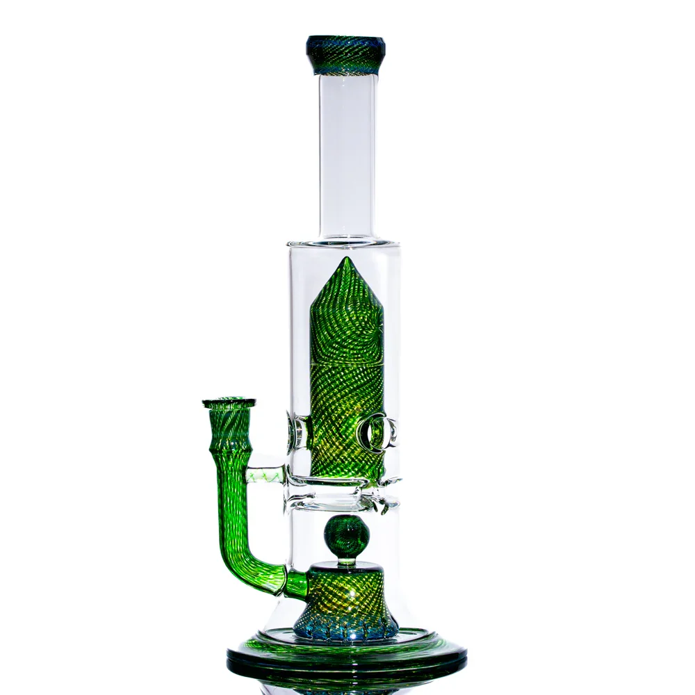 Simple Lemon Farmer x Shamby Glass - Green Money & Citrine Tower - Image 2