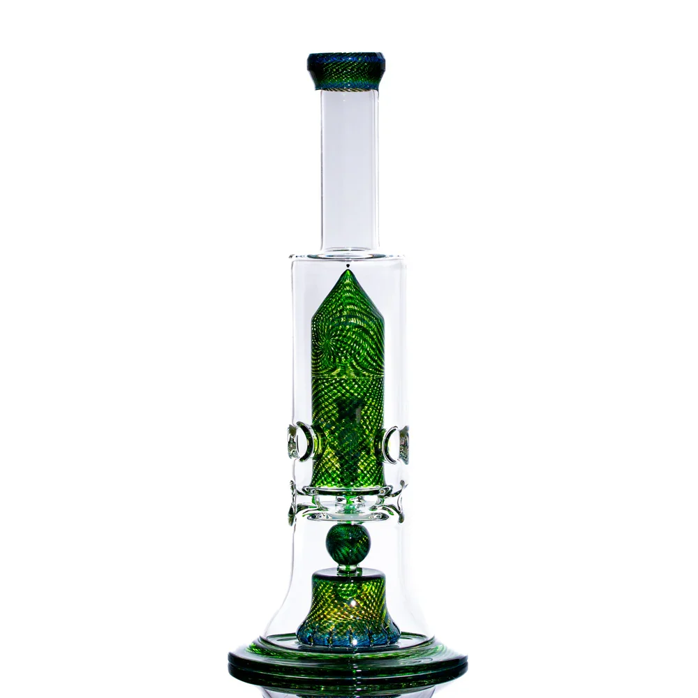 Simple Lemon Farmer x Shamby Glass - Green Money & Citrine Tower - Image 3