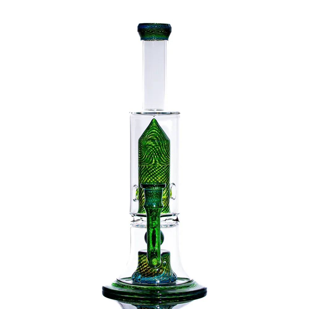Simple Lemon Farmer x Shamby Glass - Green Money & Citrine Tower - Image 5