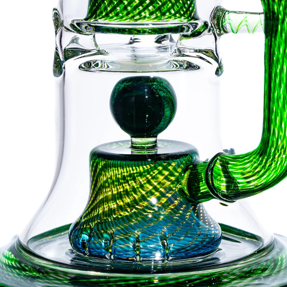 Simple Lemon Farmer x Shamby Glass - Green Money & Citrine Tower - Image 6