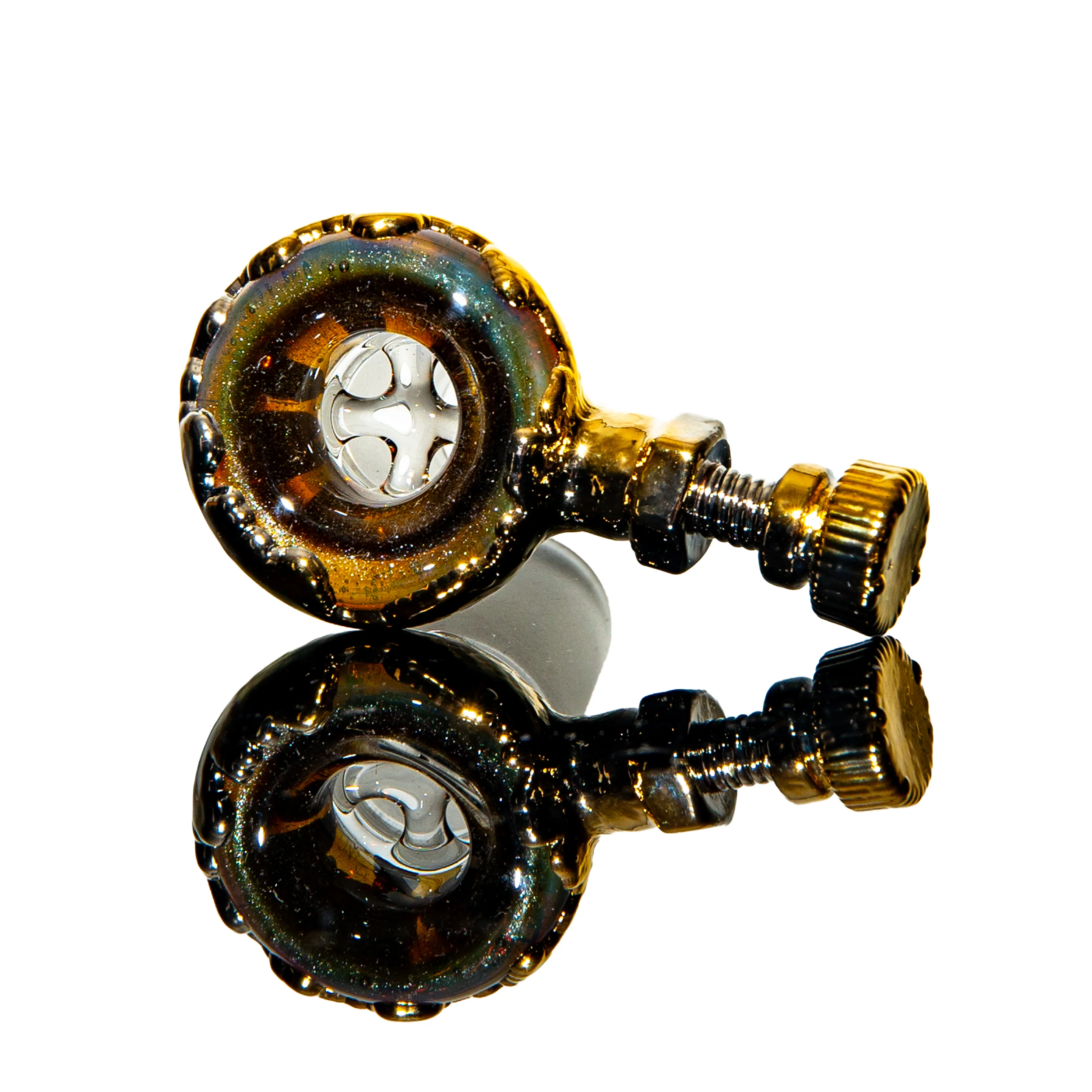 Snic Barnes - Gold & Nickel Oil Slick 18mm Slide - Image 2