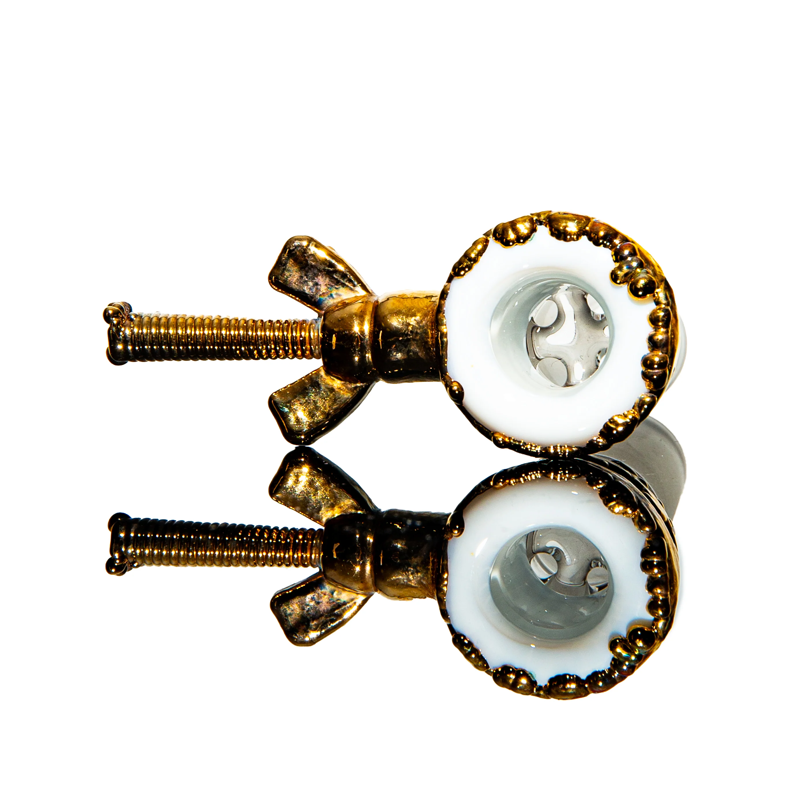 Snic Barnes - Gold & Nickel White 18mm Slide - Image 2