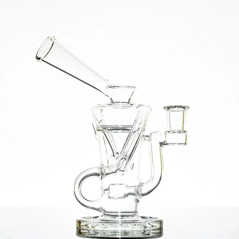 Stevie P - 10mm Clear Double Uptake Klein Recycler - Image 5