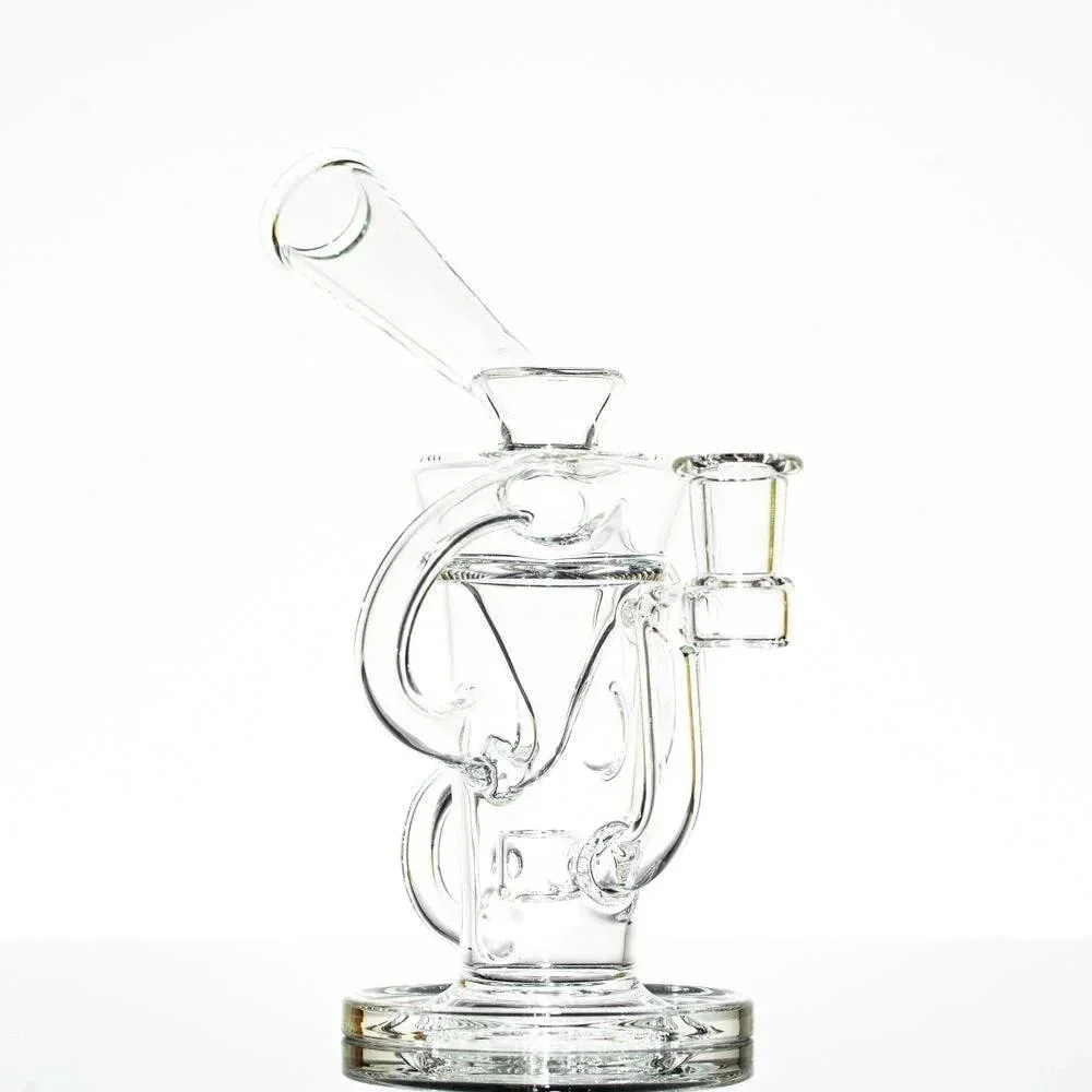 Stevie P - 10mm Clear Double Uptake Klein Recycler - Image 6