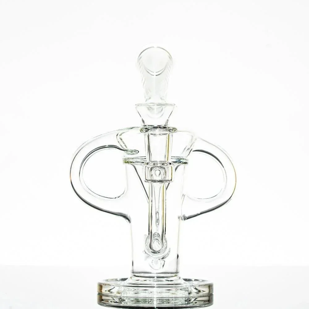 Stevie P - 10mm Clear Double Uptake Klein Recycler - Image 7