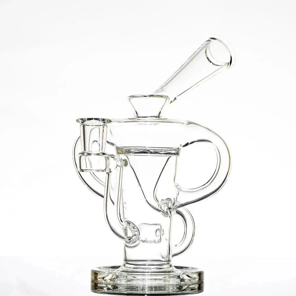 Stevie P - 10mm Clear Double Uptake Klein Recycler - Image 8