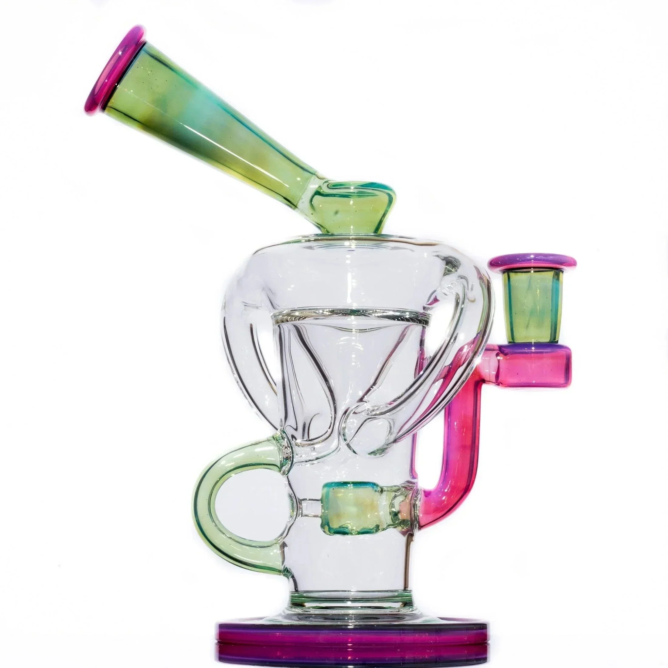 Stevie P - Plantphibian/Telemagenta Double Uptake Klein Recycler w/ Matching Bubble Cap - Image 6