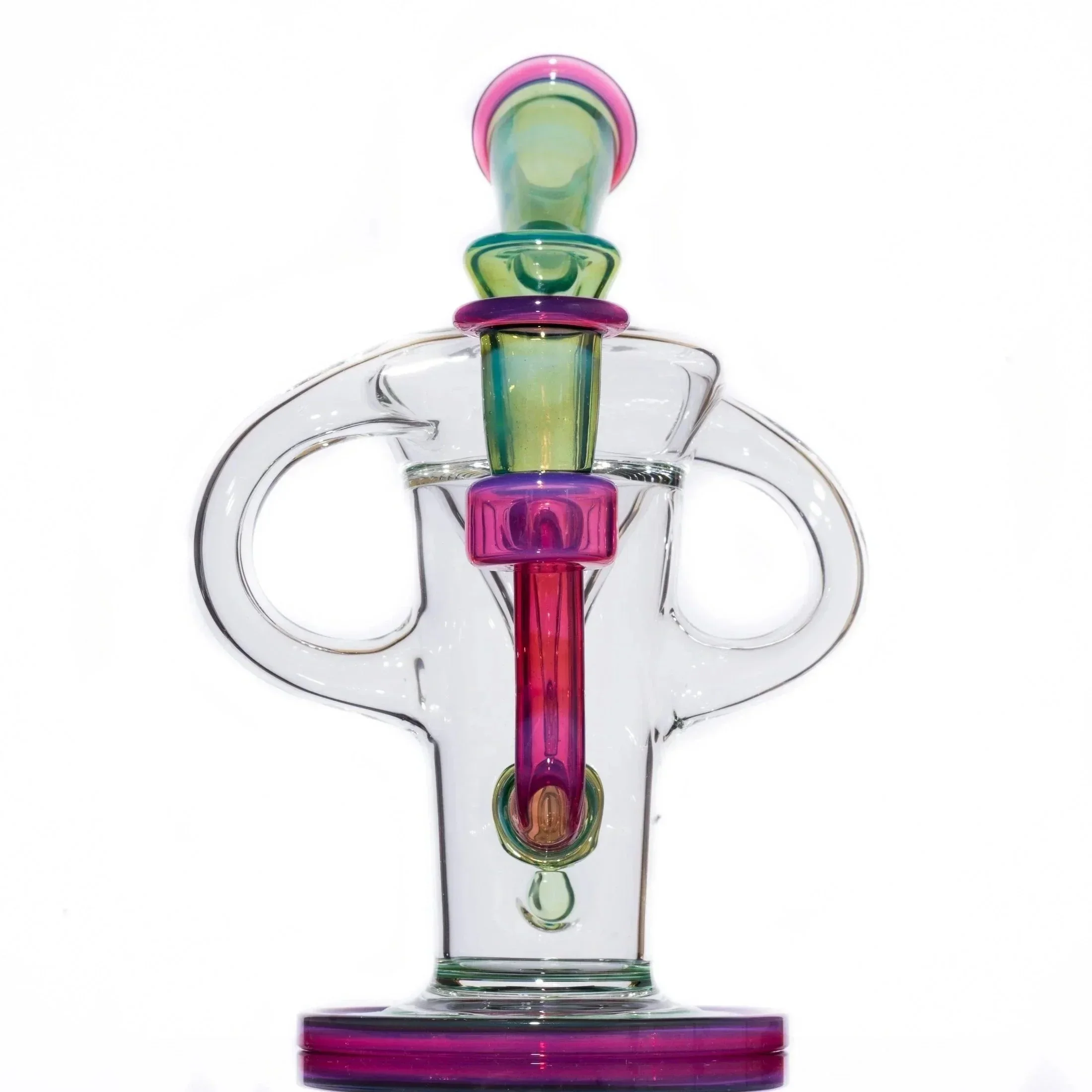 Stevie P - Plantphibian/Telemagenta Double Uptake Klein Recycler w/ Matching Bubble Cap - Image 8