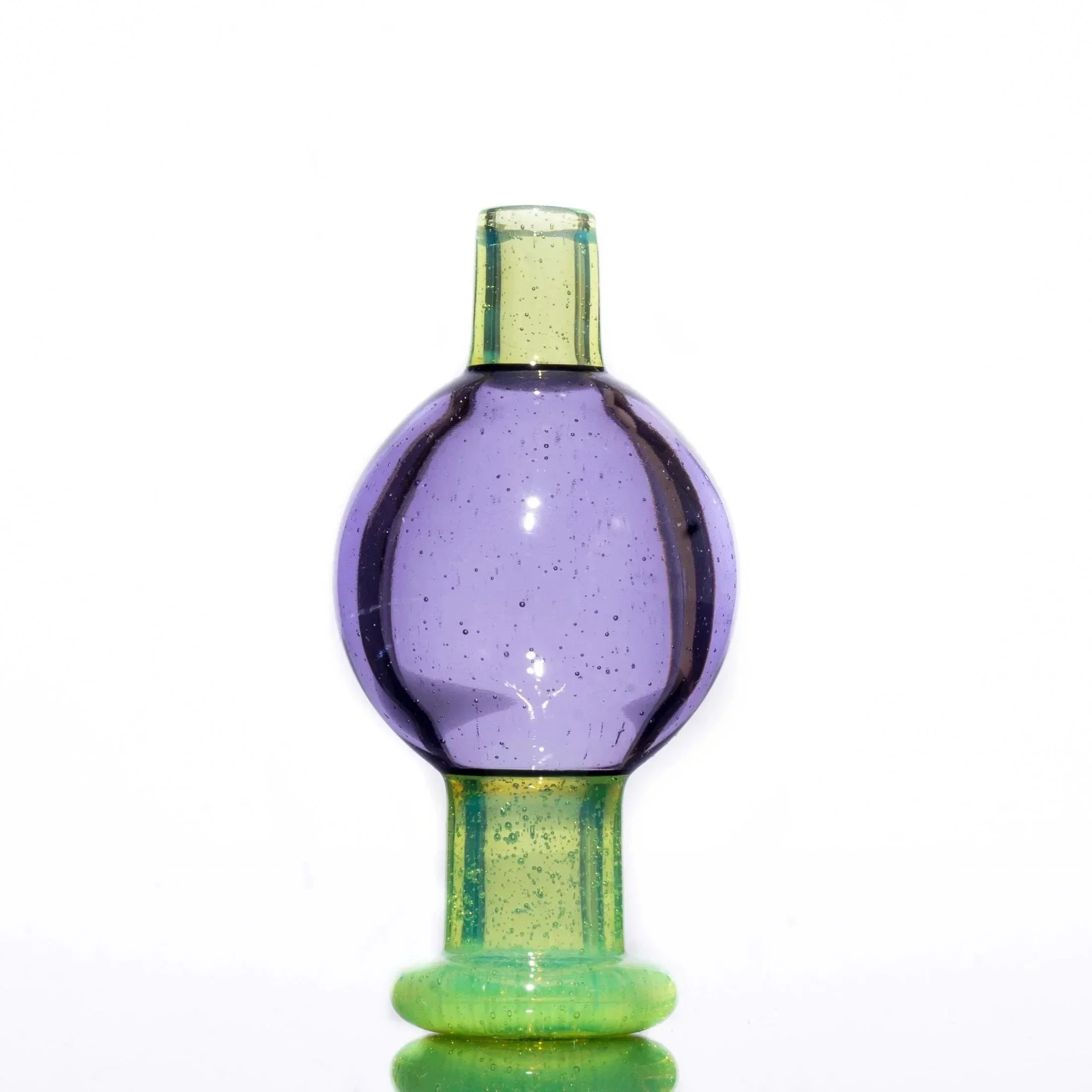 Stevie P - Purple Rain & Slyme Rainbow Retti Double Uptake Klein Recycler w/ Matching Bubble Cap - Image 11