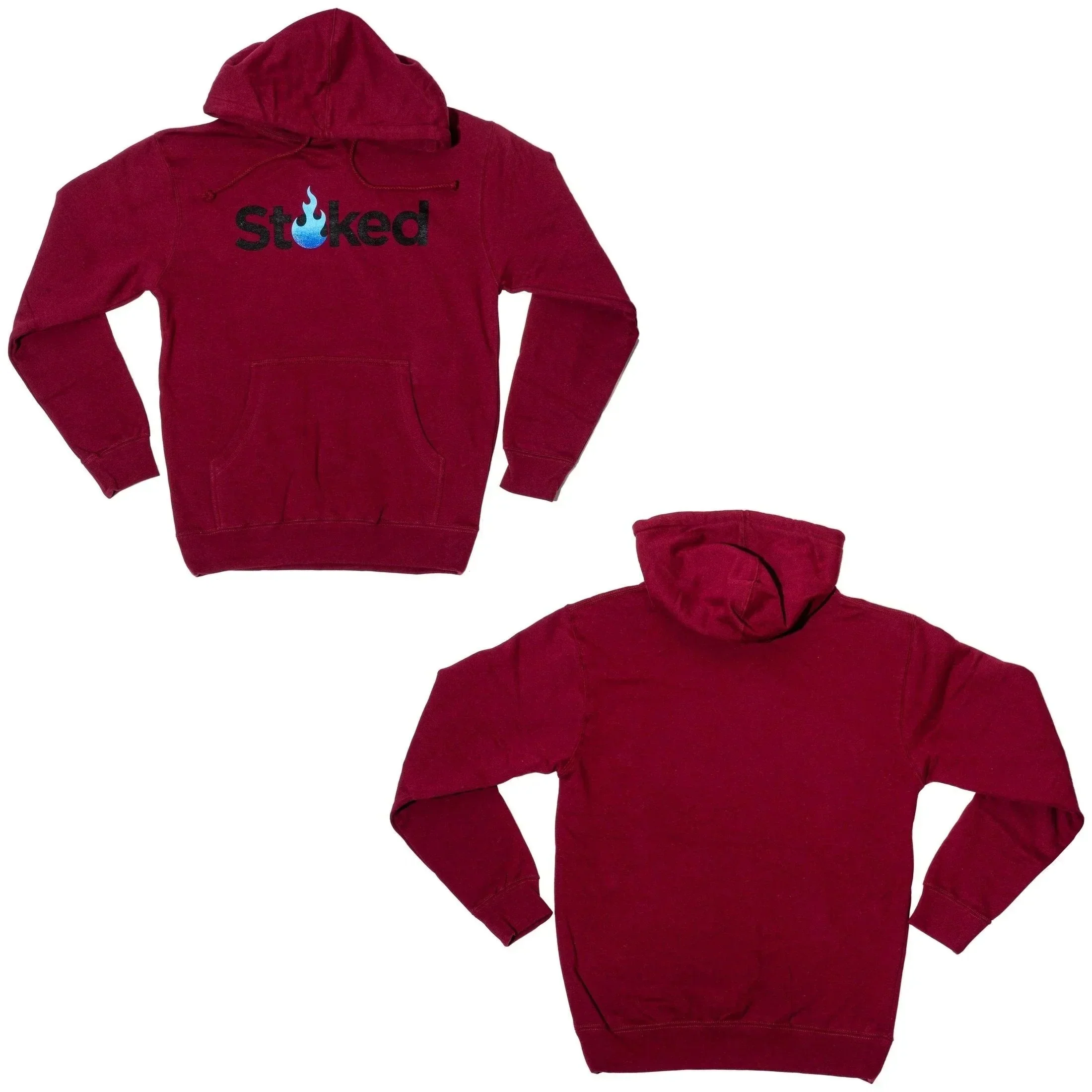 Stoked Provisions - Cardinal Heavy Hoodie - Image 2