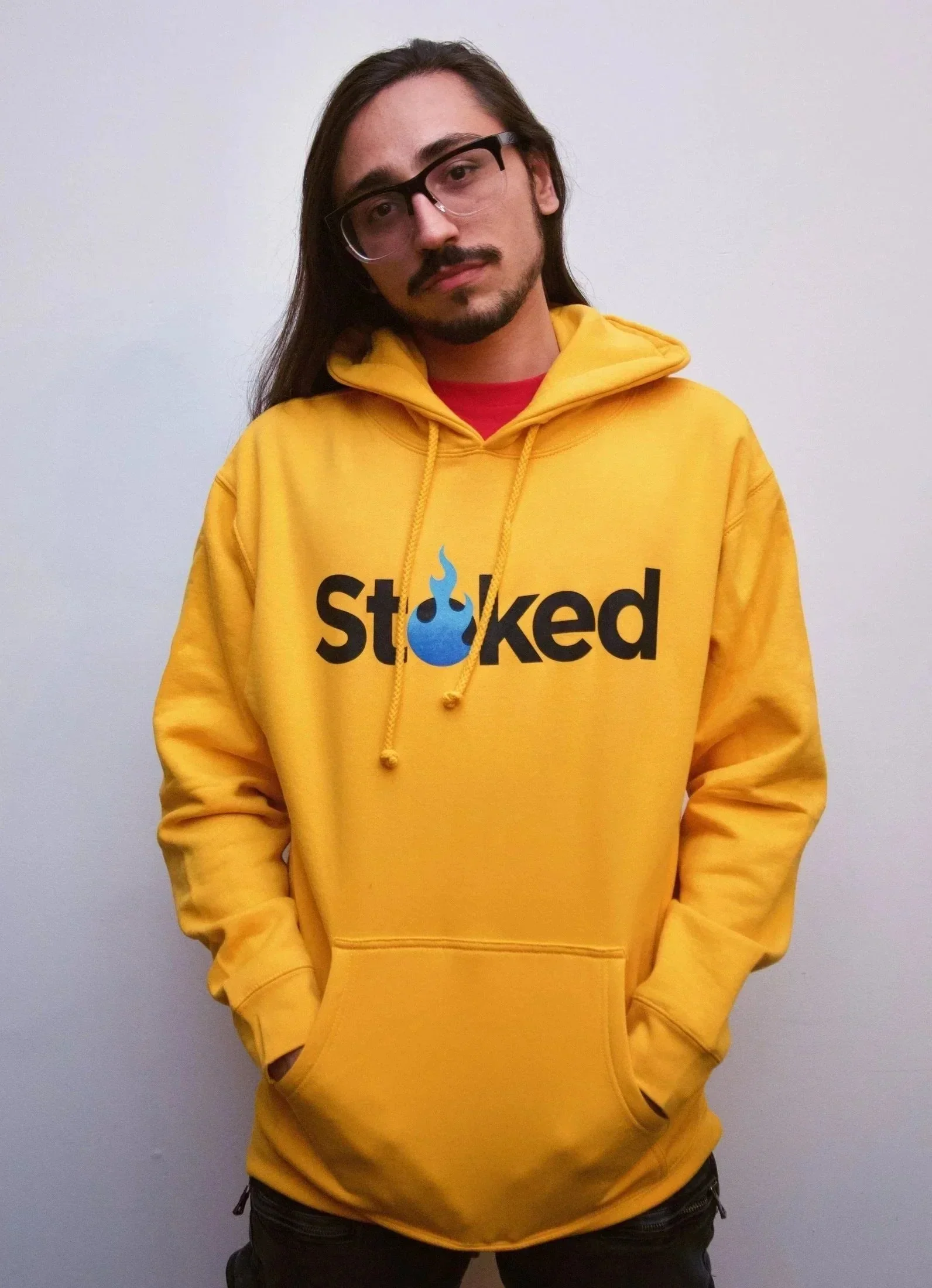 Stoked Provisions - Gold Heavy Hoodie - Image 3