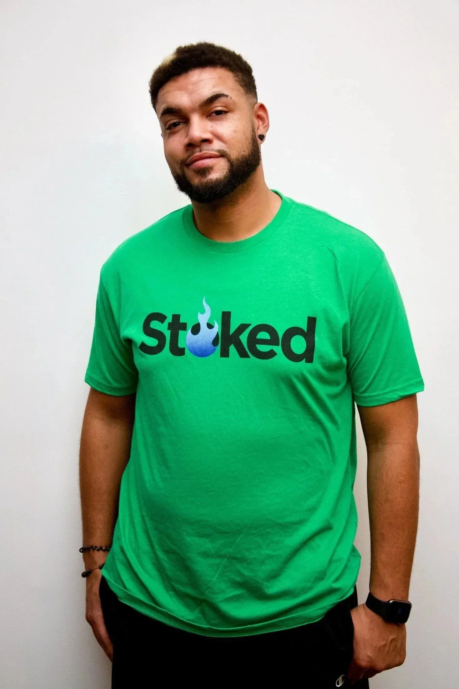 Stoked Provisions - Kelly Green T-Shirt - Image 4