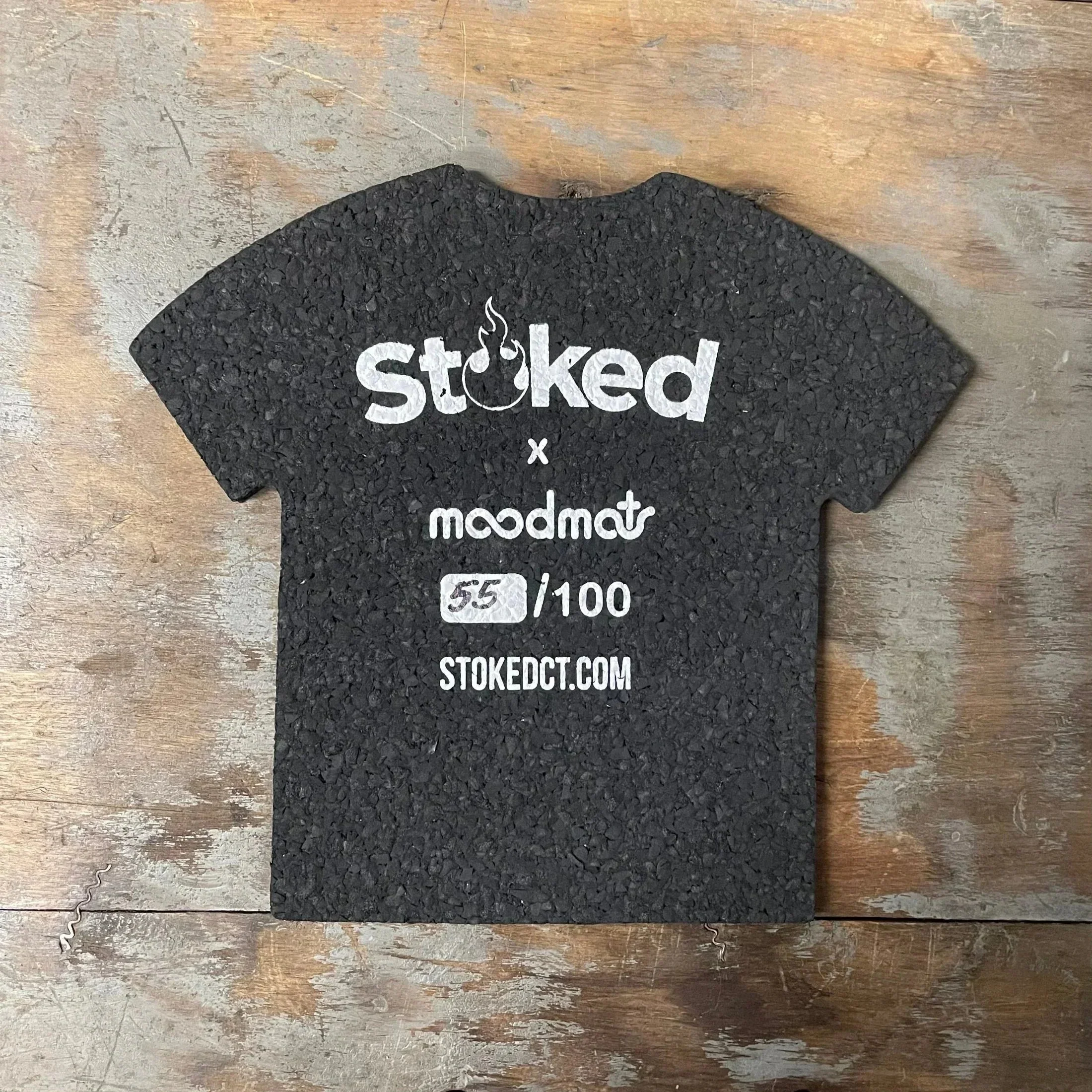 Stoked Provisions - Limited Edition T-Shirt Moodmat Red - Image 2