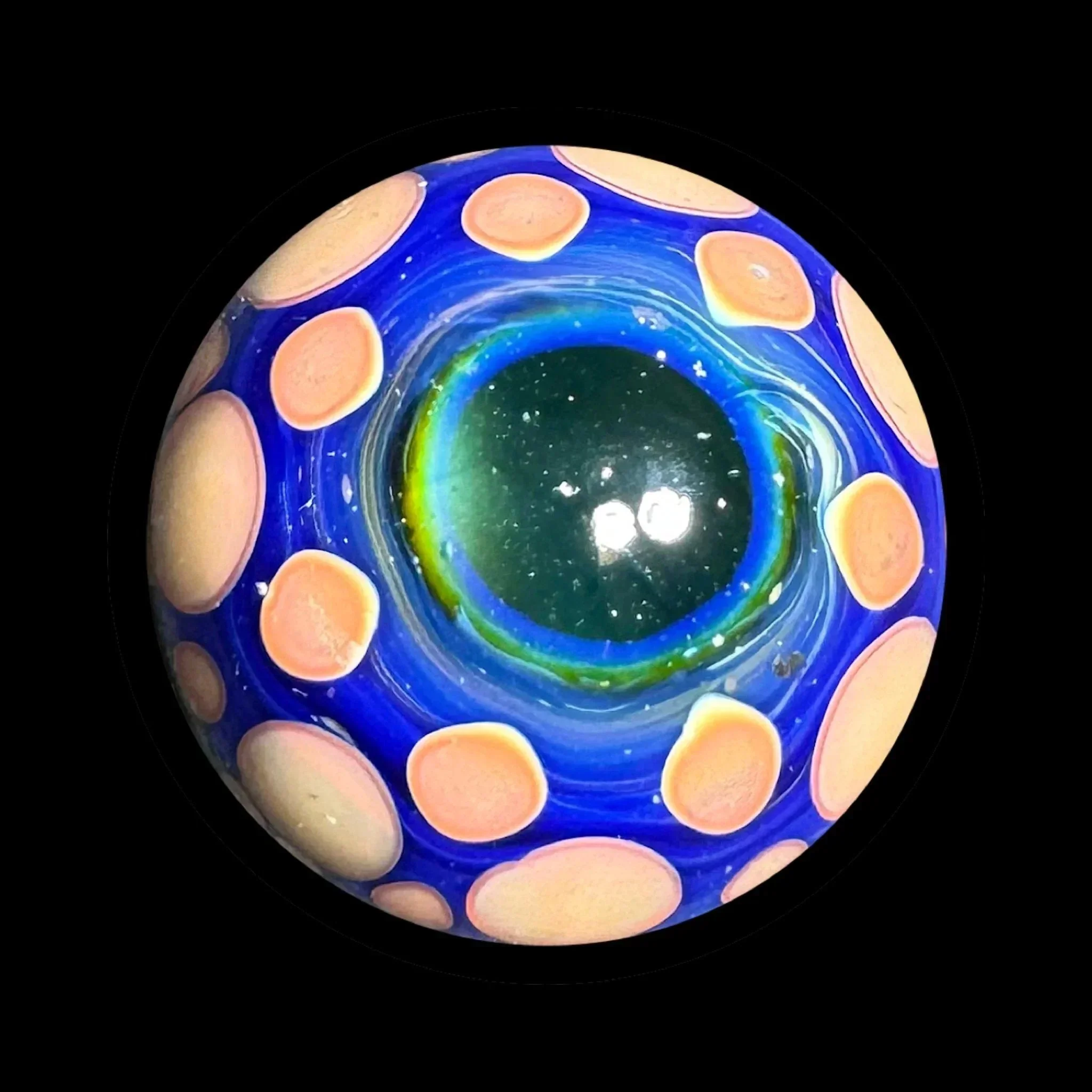 Suellen Fowler - Coral Sunset Hobnail Marble - Image 2