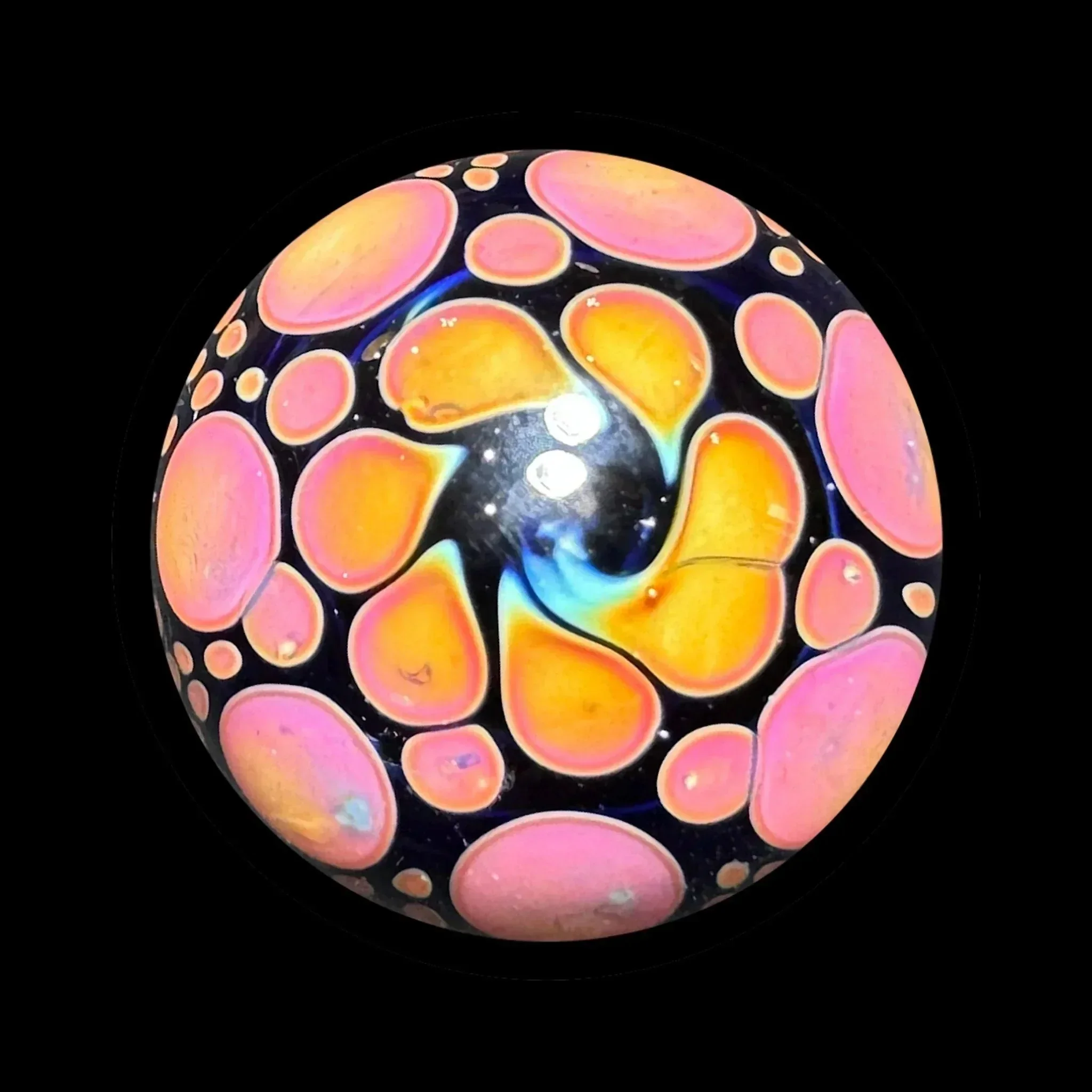 Suellen Fowler - Coral Sunset Hobnail Marble - Image 3