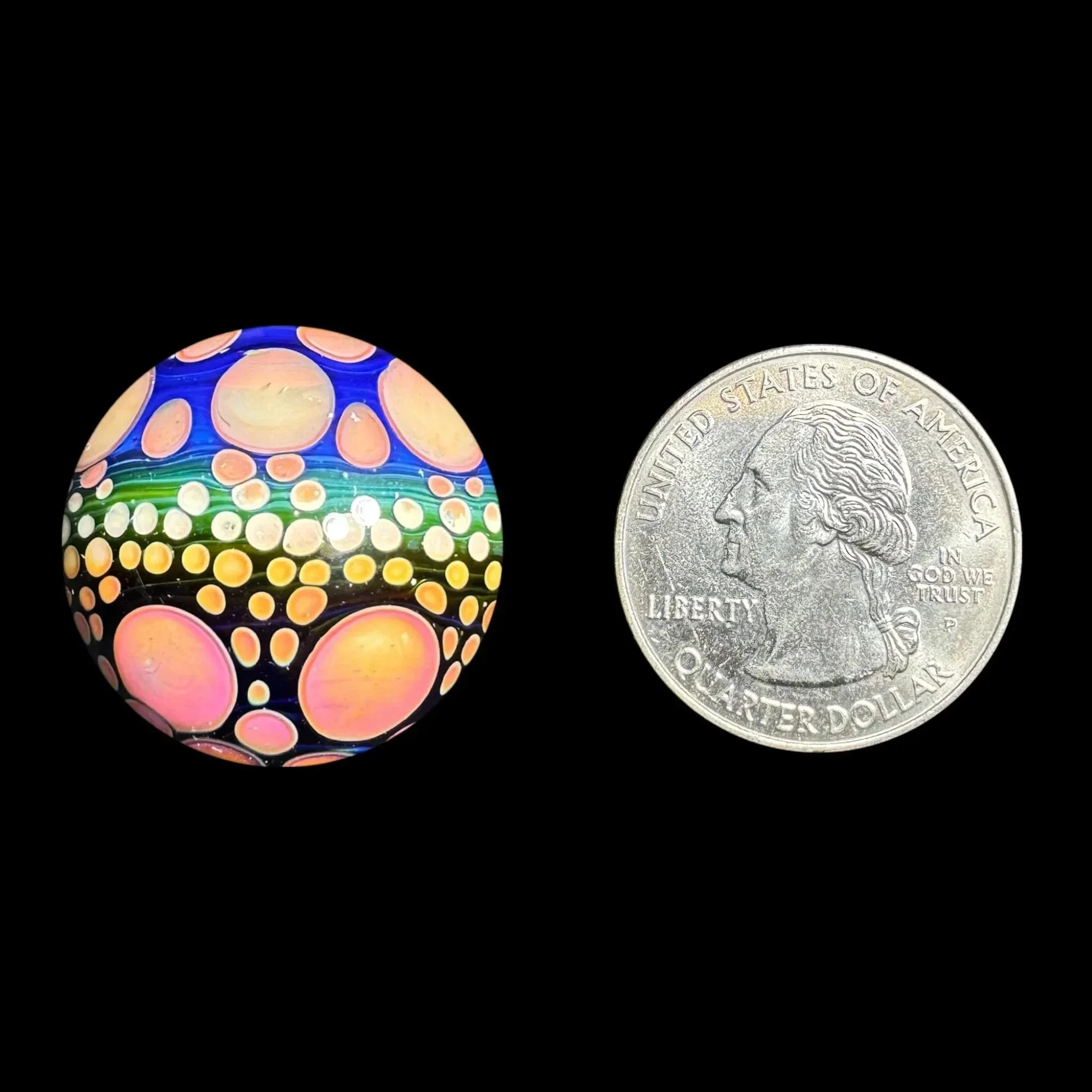 Suellen Fowler - Coral Sunset Hobnail Marble - Image 4