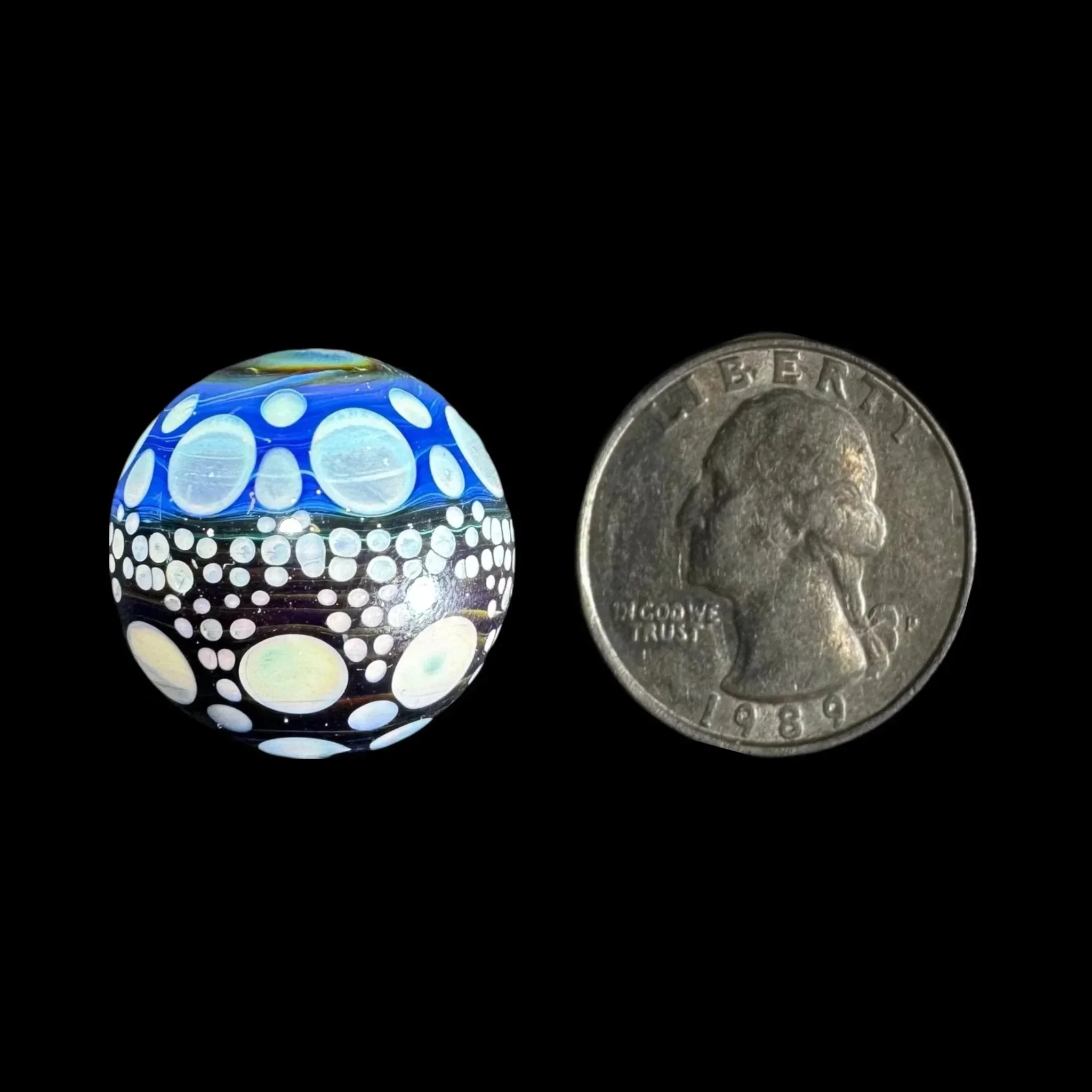 Suellen Fowler - Dark Blue Moon Hobnail Marble - Image 4