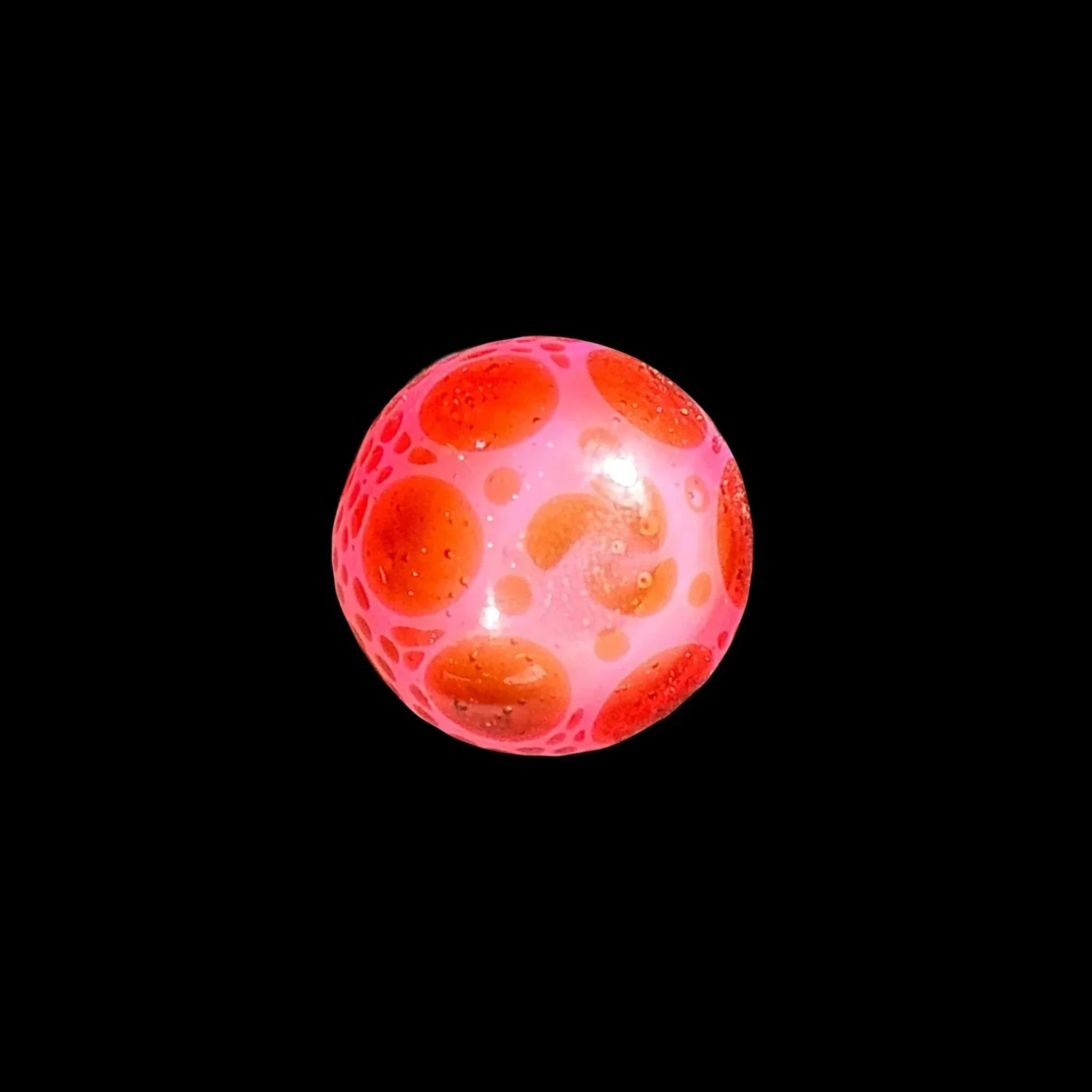 Suellen Fowler - Gold Ruby Peewee Hobnail Marble - Image 2