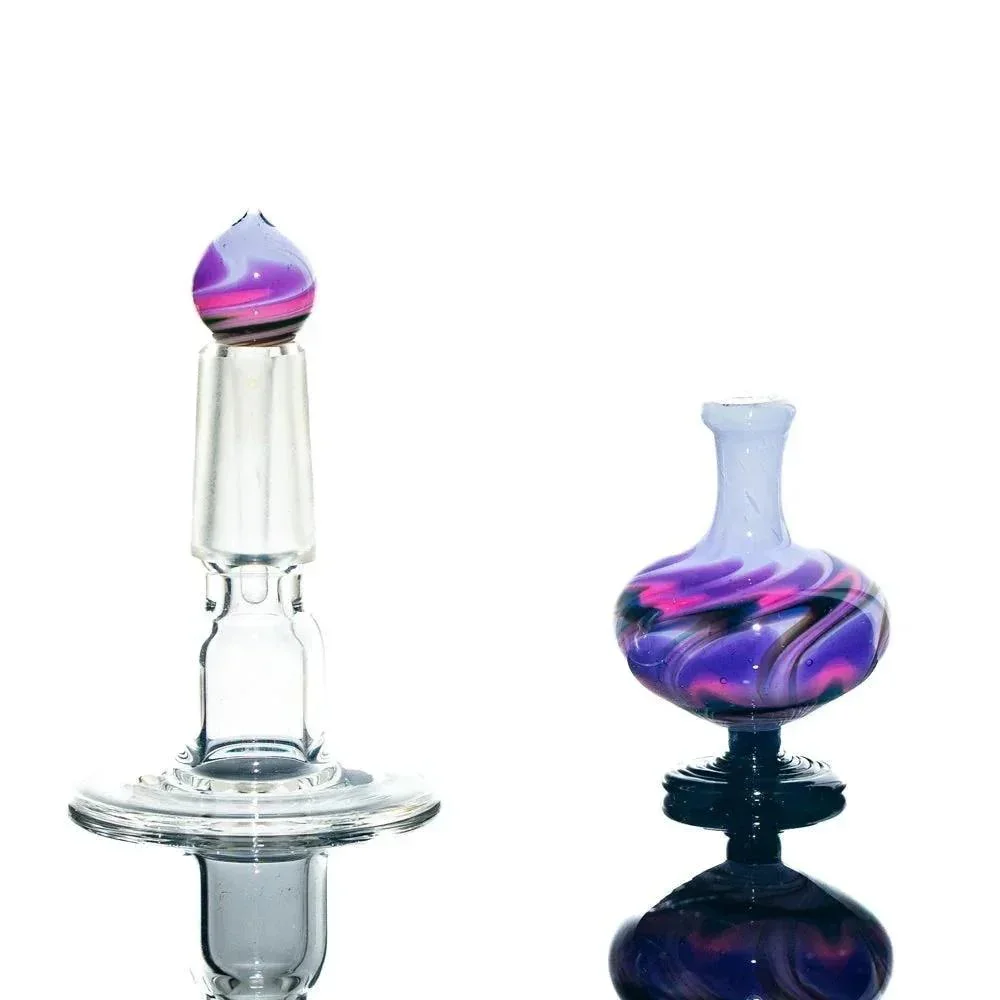Suellen Fowler - Lavender Swirl Small Perfume Bottle - Image 2