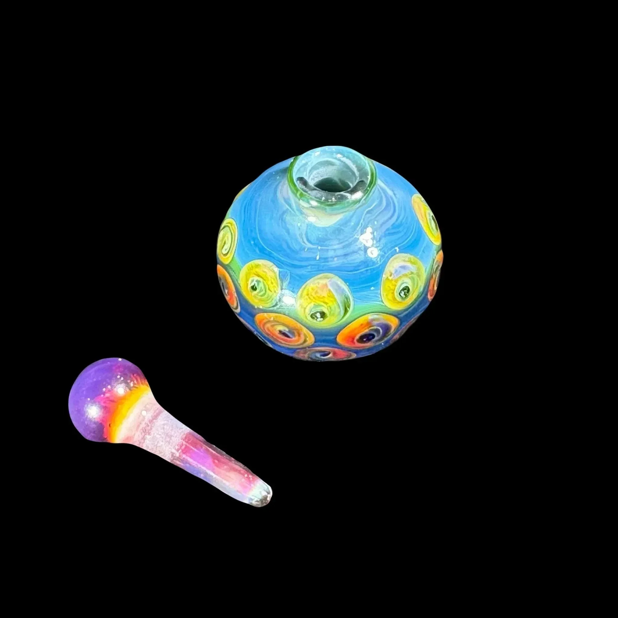 Suellen Fowler - Peacock Eye Mini Perfume Bottle - Image 3