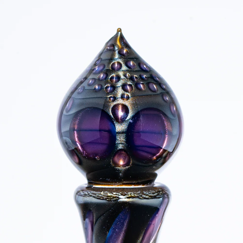 Suellen Fowler - Purple Haze Hobnail Perfume Bottle - Image 3