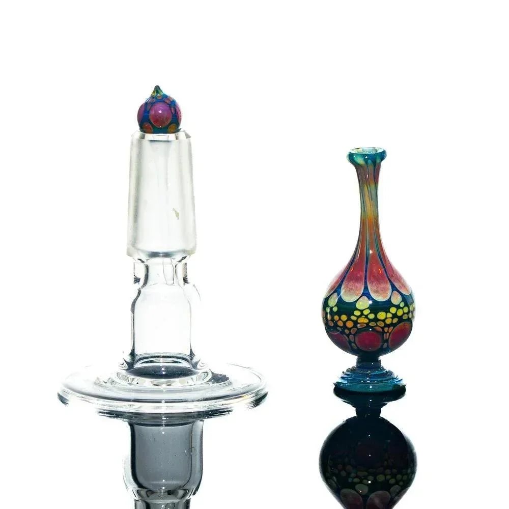 Suellen Fowler - Ruby Twilight Hobnail Small Perfume Bottle - Image 2