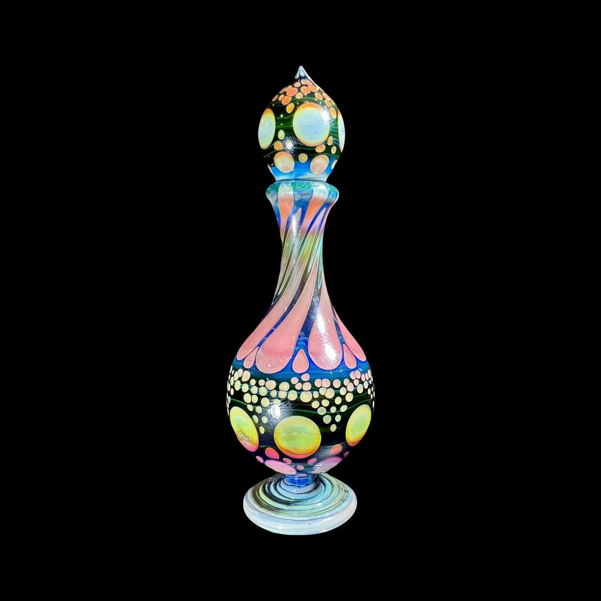 Suellen Fowler - Winter Solstice Hobnail Perfume Bottle