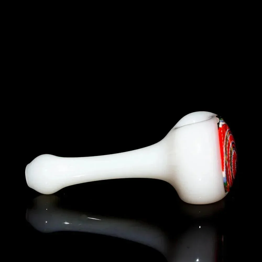 Technicks Glass - Orange, Blue & White Retti Spoon - Image 4