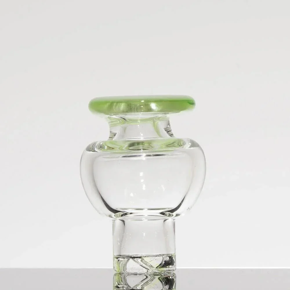 Terroir Glass Accent Color Bubble Cap Crippy Over White